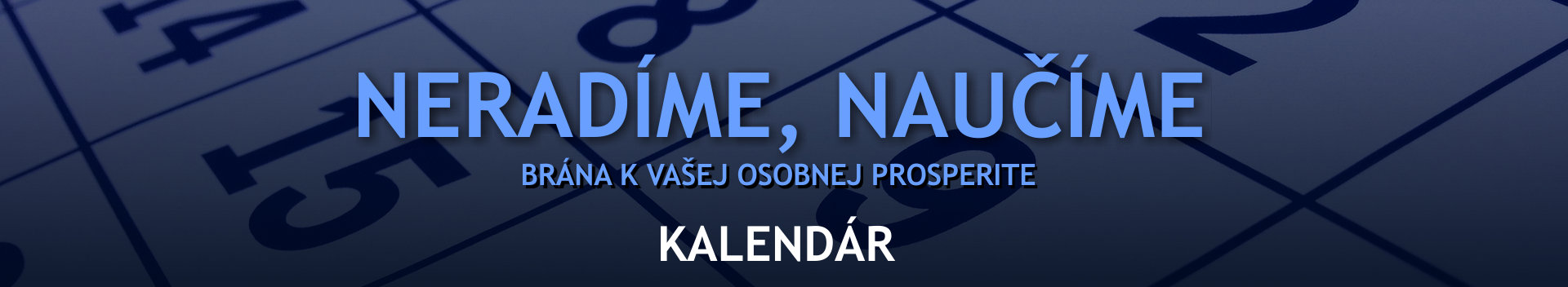 Neradíme naučíme